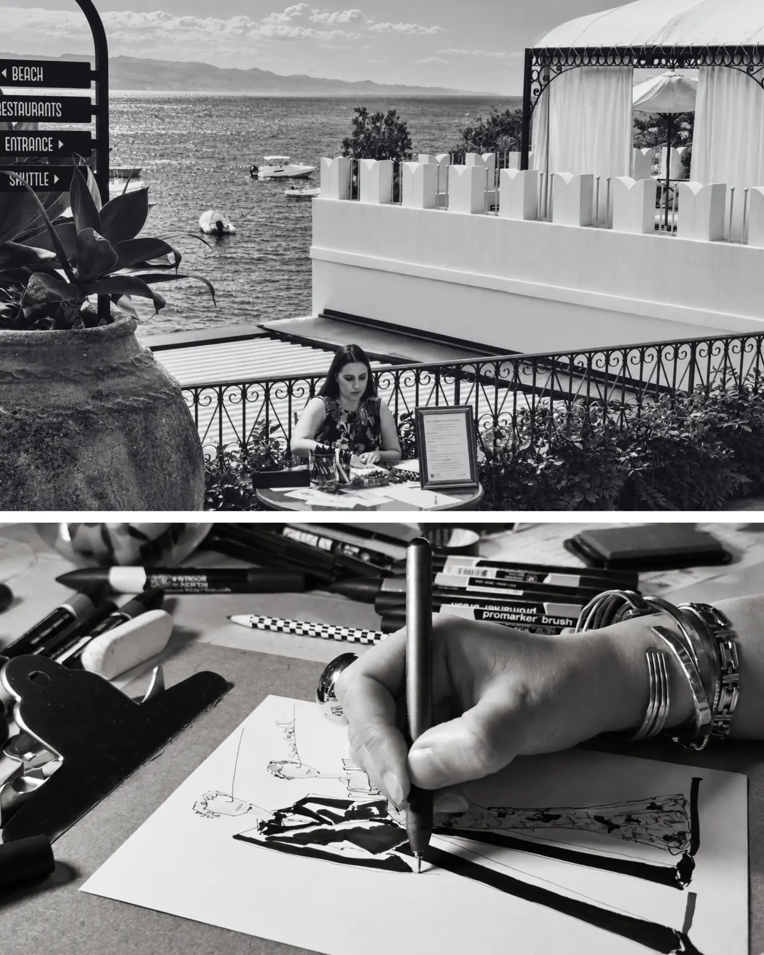 Live Fashion Sketching for Private Celebrations